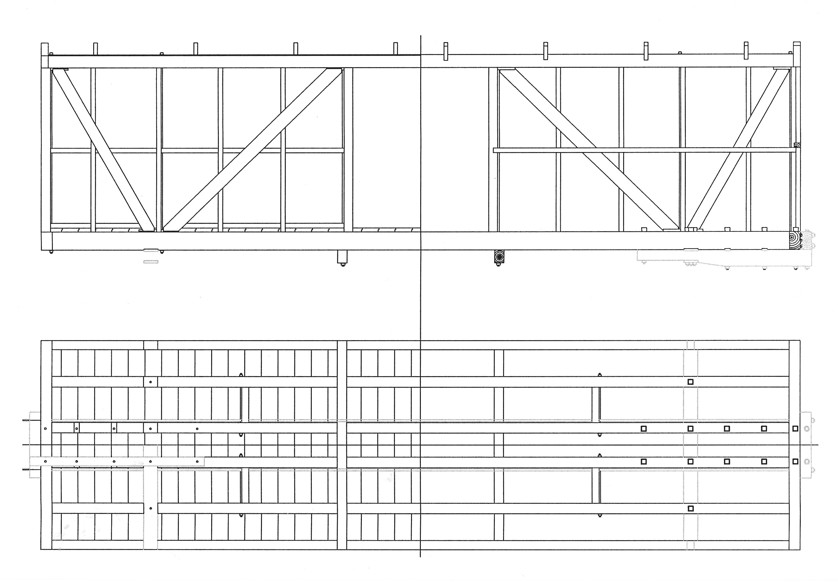 St. Elmo 27' box car framing