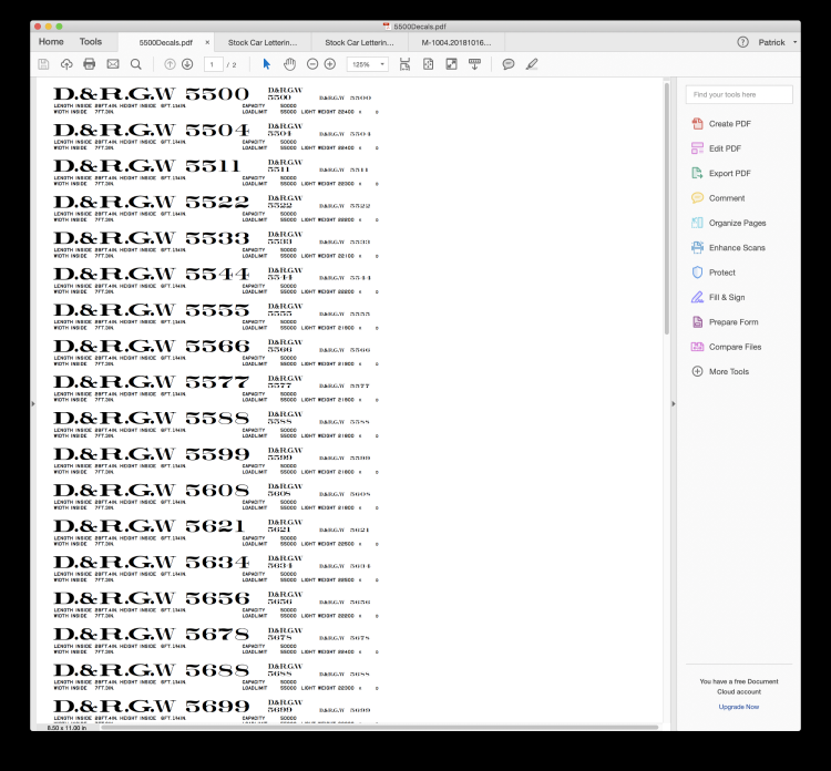 5500 Decal Development