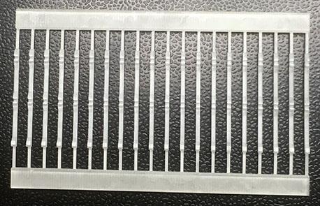 bridle bars on sprue