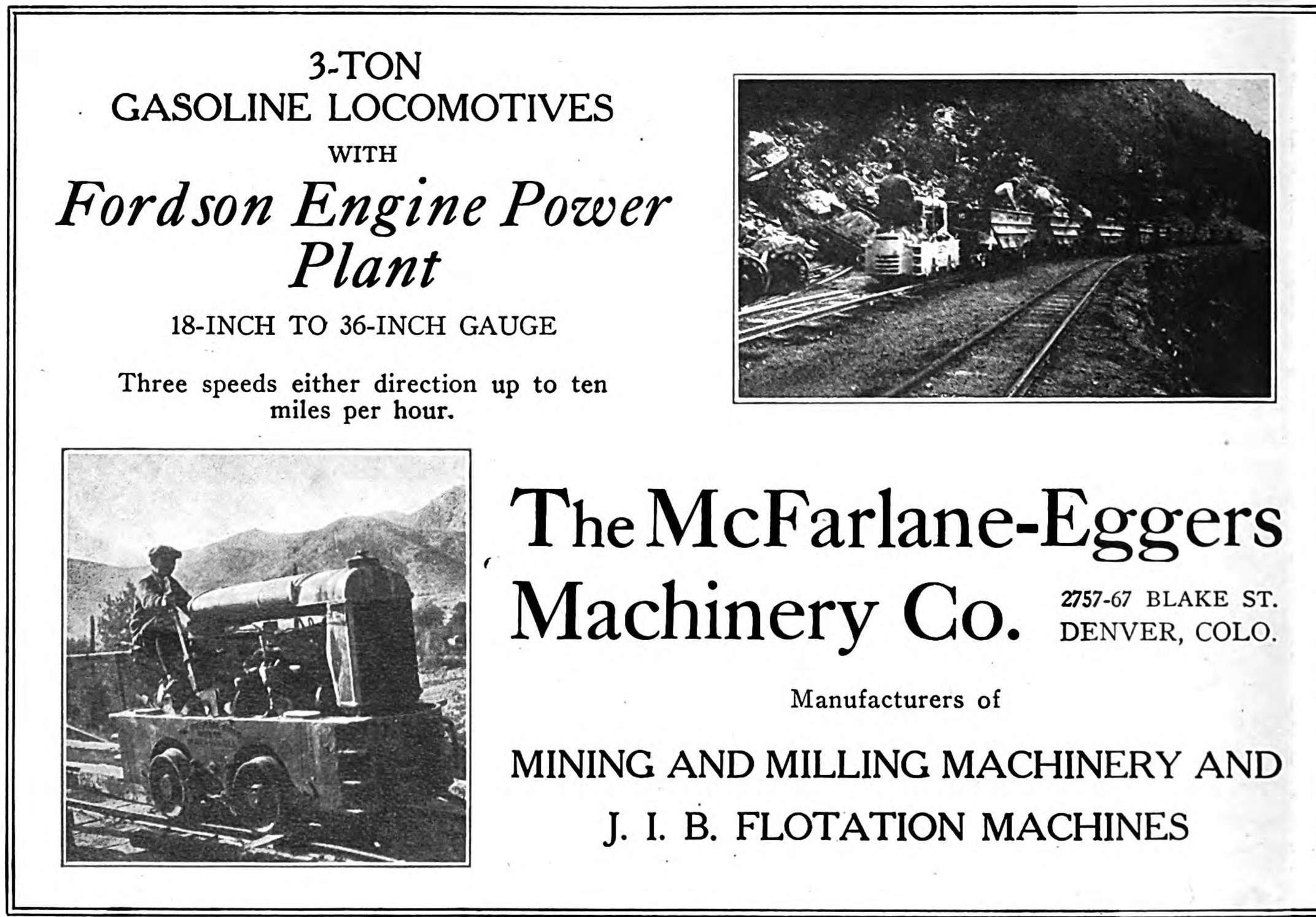 M-E lokie at the Iron City Mill