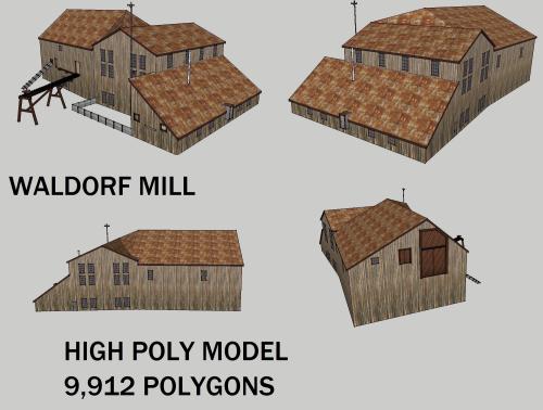 Waldorf mill model